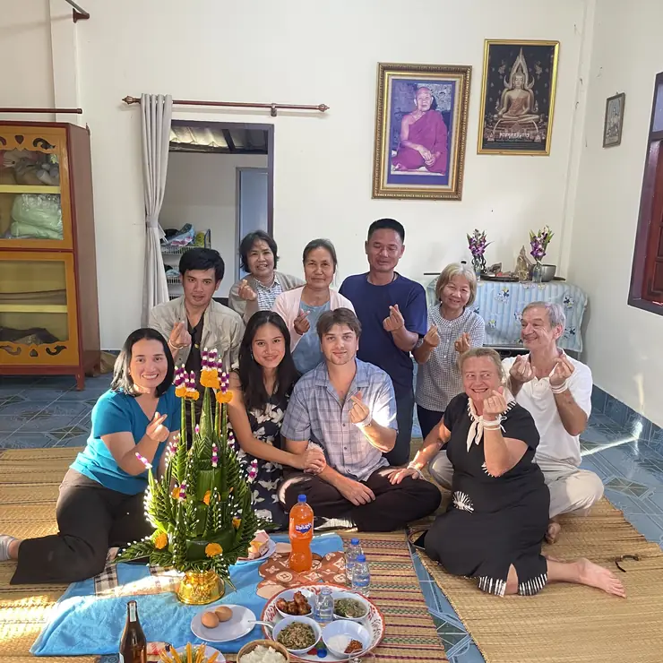 Cérémonie familiale thaïlandaise